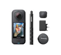 Insta360 X4 Air Pack créateur Noir Graphite - Caméra 360 8K légère de 165g, Perche à Selfie Invisible, objectifs remplaçables, filmez d'abord et cadrez Plus Tard, Pare-Vent intégré