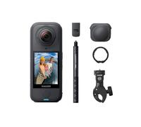 Insta360 X4 Air Pack Moto Multiview Noir Graphite - Caméra 360 8K légère 165g, Perche à Selfie Invisible, objectifs remplaçables, filmez d'abord et cadrez Plus Tard, Pare-Vent intégré