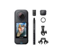 Insta360 X4 Air Pack Moto Multiview Ultime Noir Graphite - Caméra 360 8K légère, 165g, Perche à Selfie Invisible, objectifs remplaçables, filmez d'abord et cadrez Plus Tard, Pare-Vent