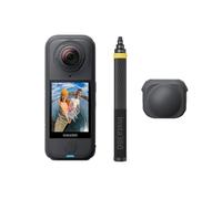 Insta360 X4 Air Pack No Drone No Problem Noir Graphite - Caméra 360 8K légère, 165g, Perche à Selfie Invisible, objectifs remplaçables, filmez d'abord et cadrez Plus Tard, Pare-Vent