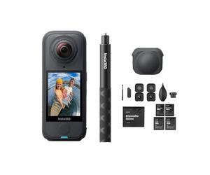 Insta360 X4 Air Pack Remplacement d'objectif Noir Graphite - Caméra 360 8K, Légère 165 g