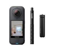 Insta360 X4 Air Pack Visite virtuelle - Photo 360º HDR de 29 MP, Perche à Selfie Invisible + trépied, Batterie 2010 mAh