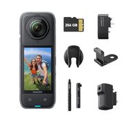 Insta360 X4 Pack Créateur - Caméra d'action 360° 8K étanche, vidéo Grand Angle 4K, Perche à Selfie Invisible, protège-objectifs Amovibles, 135 Min d'autonomie, édition IA, stabilisation