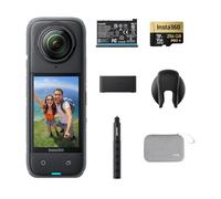 Insta360 X4 Pack Endurance - Caméra d'action 360° 8K étanche, vidéo Grand Angle 4K, Perche à Selfie Invisible, protège-objectifs Amovibles, 135 Min d'autonomie, édition IA, stabilisation