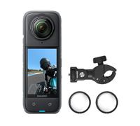 Insta360 X4 Pack Moto Caméra 360° 8K 72MP Stabilisation FlowState Fixation Guidon Perche Invisible IPX8 10m