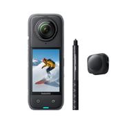 Insta360 X4 Pack Snowboard - Caméra d'action 360 8K étanche, vidéo Grand Angle 4K, Perche à Selfie Invisible, protège-objectifs Amovibles, 135 Min d'autonomie, édition IA, stabilisation, pour Sport