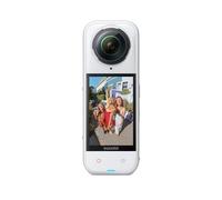 Insta360 X5 Blanc Satiné - caméra d'action 360° 8K étanche, Basse lumière de Pointe, Perche à Selfie Invisible, objectifs Robustes et remplaçables, 3h d'autonomie, Pare-Vent intégré