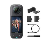 Insta360 X5 Pack créateur - Caméra 360 8K, Double Capteur 1/1,28" | Camera vlog, qualité premium jour et nuit, objectifs robustes & remplaçables, étanche, pour vlog, moto, sport, voyage