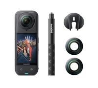 Insta360 X5 Pack de Remplacement d'objectifs - caméra d'action 360° 8K étanche, Basse lumière de Pointe, Perche à Selfie Invisible, objectifs Robustes et remplaçables, 3h d'autonomie
