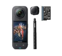Insta360 X5 Pack débutant - caméra d'action 360° 8K étanche, Basse lumière de Pointe, Effet Perche à Selfie, objectifs Robustes et remplaçables, 3h d'autonomie, Audio Clair, stabilisation