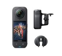 Insta360 X5 Pack Grip Photo - Caméra 360 8K, Double Capteur 1/1,28" | Camera vlog, qualité premium jour et nuit, objectifs robustes & remplaçables, étanche, pour vlog, moto, sport, voyage
