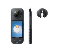 Insta360 X5 Pack Snowboard - Caméra 360 8K, Double Capteur 1/1,28" | Camera vlog, qualité premium jour et nuit, objectifs robustes & remplaçables, étanche, pour vlog, moto, sport, voyage