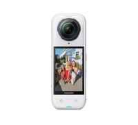 Insta360 X5 White - Caméra d'action étanche 8K 360°, Triple Puce AI, stabilisation FlowState et Effet Perche à Selfie Invisible