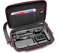 Insta360 X5 X4 Compact Travel Bag Waterproof Shock Resistant Compact Travel Bag with Shoulder Strap Nylon Hard Carrying Case for Insta 360 X5 X4 Accessories (S320-XV2)