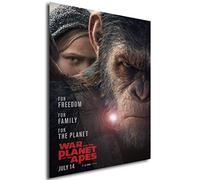 Instabuy Poster - Affiche - War for The Planet of The Apes Manifesto 70x50
