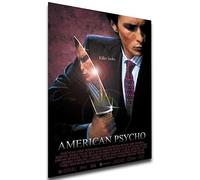 Instabuy Poster Locandina - Christian Bale - Jared Leto - American Psycho (2000) Manifesto 70x50cm