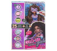 InstaGlam Glo Up Girls Kenzie Fashion Doll With 25 fashion Surprises and accessories. Collectable Doll for kids Age 6+ 10 inch scale doll Unboxing toy