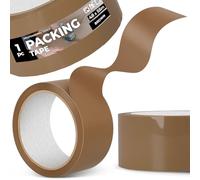 Instalguru Adhésif Emballage Marron 48 mm 55 m Fermeture Carton Colis Paquet Bande Acrylique Solide Logistique Entrepôt Livraison Bureau Transport Expédition