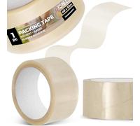 Instalguru Adhésif Emballage Transparent 55 m Bande Résistante Carton Colis Paquet Colle Caoutchouc Déménagement Congélation Entrepôt Logistique Transport Expédition