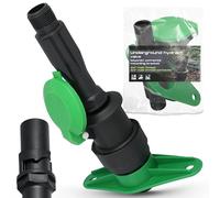 Instalguru Bouche Arrosage Enterrée Hydrant Jardin Filetage Extérieur 3/4'' Mâle Vanne Enterrable Raccord Baïonnette Plaque Montage Prise Eau Système Irrigation Vert Noir