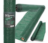 Instalguru Brise Vue Occultant 1,2m x 10m Filet d'Ombrage Jardin Balcon Rambardes Terrasse Paravent Clôture Rouleau Tissu Protection Rayons UV 55% Résistant Déchirures Vent Renforcé