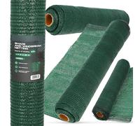 Instalguru Brise Vue Occultant 1,5m x 25m Filet d'Ombrage Jardin Balcon Rambardes Terrasse Paravent Clôture Rouleau Tissu Protection Rayons UV 90% Résistant Déchirures Vent Renforcé