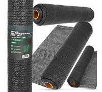 Instalguru Brise Vue Occultant 1m x 25m Filet d'Ombrage Jardin Balcon Rambardes Terrasse Paravent Clôture Rouleau Tissu Protection Rayons UV 55% Résistant Déchirures Vent Renforcé