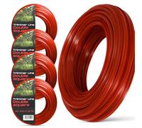 Instalguru Fil de Coupe 2,7 mm 60 m Nylon Débroussailleuse Forme Carrée Ligne Taille-Bordure Robuste Bobine Remplacement Coupe-Bordure Professionnel Accessoire Jardinage Résistant Durable