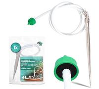 Instalguru Goutteur Auto-Régulant 4 l/h Émetteur Irrigation Goutte À Goutte Micro-Drip Tuyau Arrosage Jardin Serre Kit Connecteur Eau Économiseur Débit Constant Plante