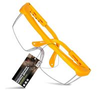 Instalguru Lunettes De Protection Travail Sécurité Oculaire Transparentes Polycarbonate Universelles Réglables Pour Atelier Chantier Menuiserie Jardinage Bricolage Anti-éclats