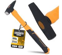 Instalguru Marteau Schlosser 100 G Manche Fibre De Verre Ergonomique Marteau Atelier Acier Trempé Professionnel Plombier Artisan Durable Antivibrations Polyvalent