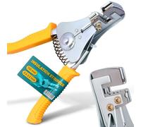 Instalguru Pince Automatique Dégaineur Câble Électricien 0,5 mm² 2,2 mm² Longueur 180 mm Outil Multifonction Pour Dénuder Couper Fils Isolés Câblage Électrique