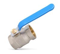 Instalguru Robinet À Boule 1'' Filetage Femelle 30 Bar Laiton Haute Pression PTFE Eau Potable Robinet D’Arrêt Poignée Acier Valve Bille Plomberie Chauffage Sanitaire