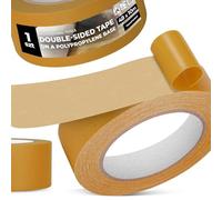 Instalguru Ruban Adhésif 10 m PP Double Face Montage Polyvalent Résistant Fin Universel Fixation Emballage Décoration Moquettes Bricolage Maison Bureau