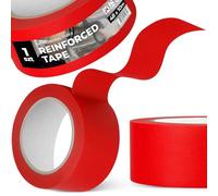 Instalguru Ruban Adhésif Armé Réparation 48 mm 10 m Rouge Toile Renforcée Gaffer Tape Étanchéité Résistant Eau UV Ultra Solide Bricolage Chantier Industrie