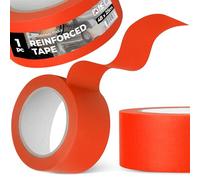 Instalguru Ruban Adhésif Armé Réparation 48 mm 25 m Orange Toile Renforcée Gaffer Tape Étanchéité Résistant Eau UV Ultra Solide Bricolage Chantier Industrie
