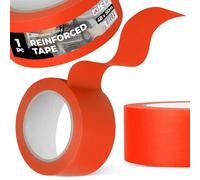 Instalguru Ruban Adhésif Armé Réparation 48 mm 50 m Orange Toile Renforcée Gaffer Tape Étanchéité Résistant Eau UV Ultra Solide Bricolage Chantier Industrie