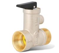 Instalguru Soupape Sécurité 3/4'' Filetage Femelle Mâle 7 bar Clapet Antiretour Décharge Chaudière Chauffe Eau Sanitaire Protection Pression Laiton Installation Chauffage