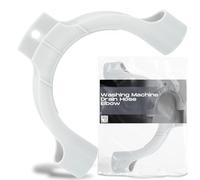 Instalguru Support Tuyau Vidange Lave-Linge Support Forme U Crochet Guidage Crosse Plastique Universel Accessoire Machine Laver Lave-Vaisselle Évacuation Eau Gris Résistant