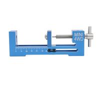 Installateur de pneus en alliage d'aluminium pour chargeuse sur pneus, pièces de bricolage pour voiture de course RC Mini 4 roues motrices en alliage d'aluminium (Bleu)