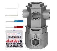 Installateur de robinet et d'évier - Jeu de clés de plomberie 16 en 1 | Kit d'outils multifonctions pour réparation de tuyaux de salle de bain et de cuisine