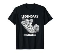 Installateur Legendary Bigfoot Funny T-Shirt