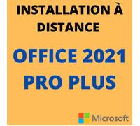 Installation à distance pack OFFICE 2021 PRO PLUS - CLE A VIE