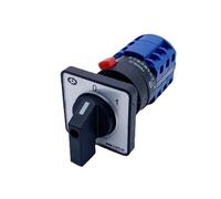 Installation à trou unique avec panneau, commutateur de transfert de 22mm, 2 vitesses, 1 à 6 sections, contacts argentés, coupure de courant, LW26-20S(5th section 01st gear)