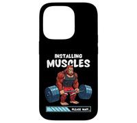 Installation de Muscles Bigfoot Gym Musculation Entraînement Coque pour iPhone 14 Pro