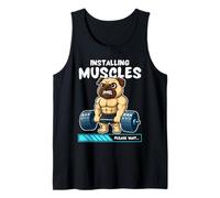 Installation de Muscles Pug Gym Musculation Musculation Débardeur