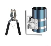 Installation de segments de piston d'entretien du moteur avec pince de compression, convient pour différents types et tailles de pistons (4)