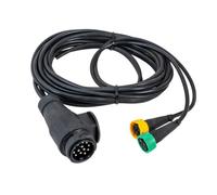 Installation électrique MANTES, Faisceau remorque, 4m, Prise 13 Broches, 2 baïonnettes 5 Broches