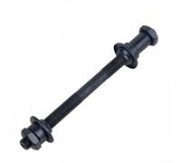 Installation facile et rapide - Axe creux pour roulement à billes pour moyeu, 108 mm avant, 145 mm arrière noir (arrière)