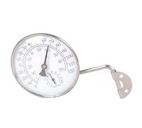 Installation facile - Jauge de température et d'humidité de 100 mm avec liaison en verre de cuivre pour divers environnements - Lecture précise des thermomètres de laboratoire